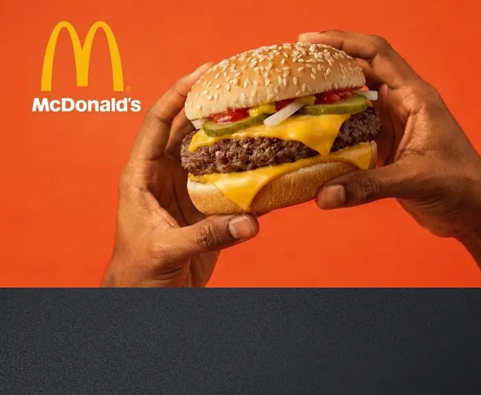 Poster design for McDonald's.
